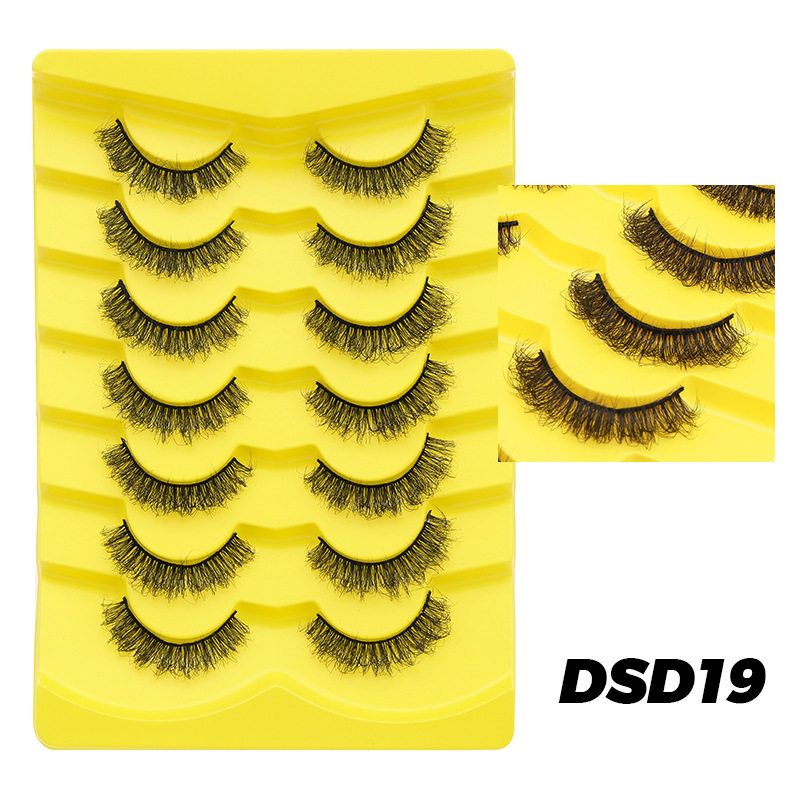 7 pairs natural eyelash -DSD19