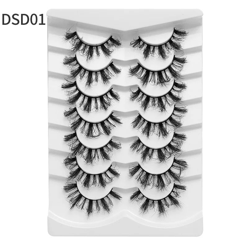 7 pairs natural eyelash -Dsd01