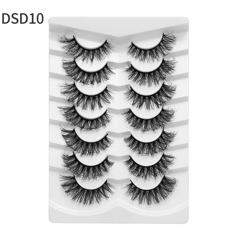 7 pairs natural eyelash -Dsd10