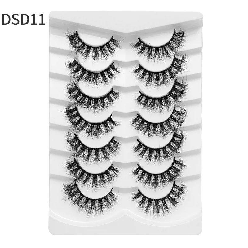 7 pairs natural eyelash -DSD11
