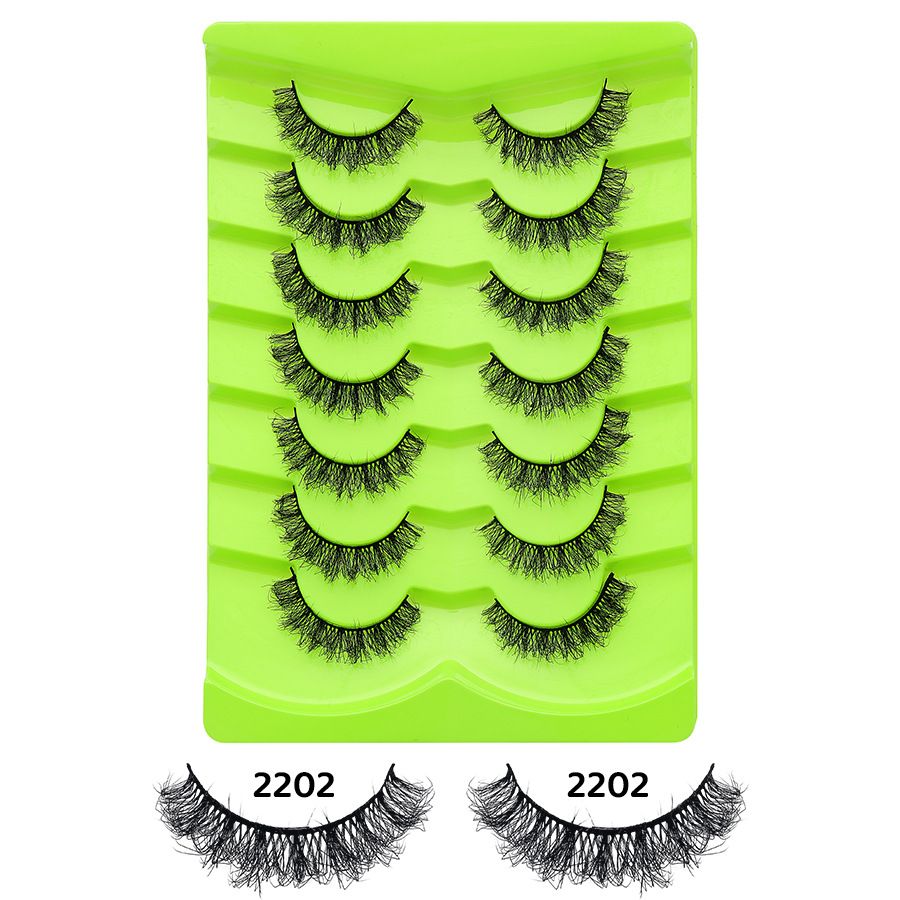 7 pairs natural eyelash -2202