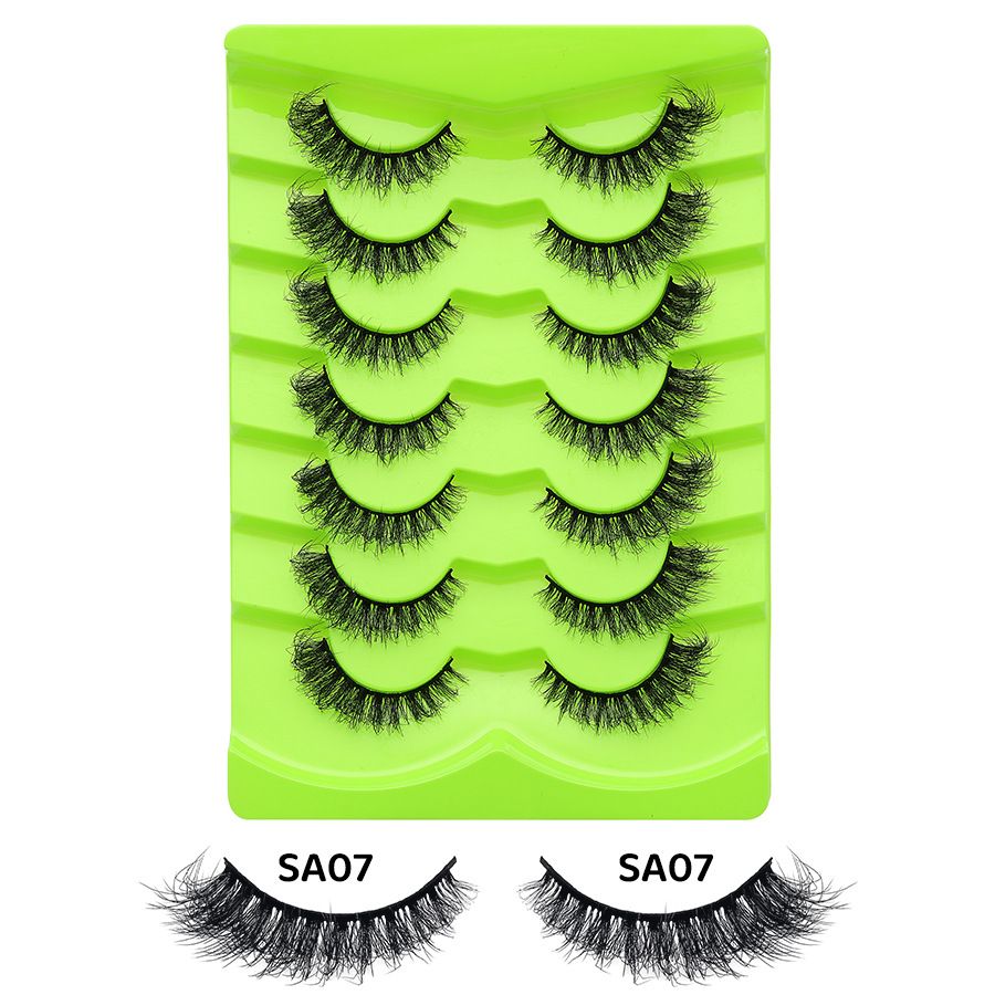 7 pairs natural eyelash -SA07