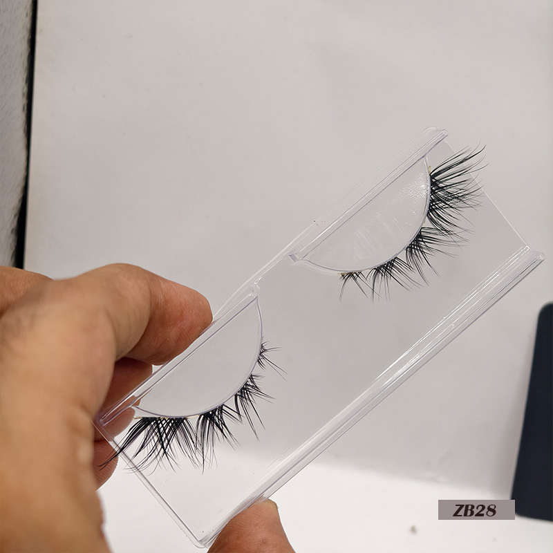 1 pair single lash-Zb28 Half